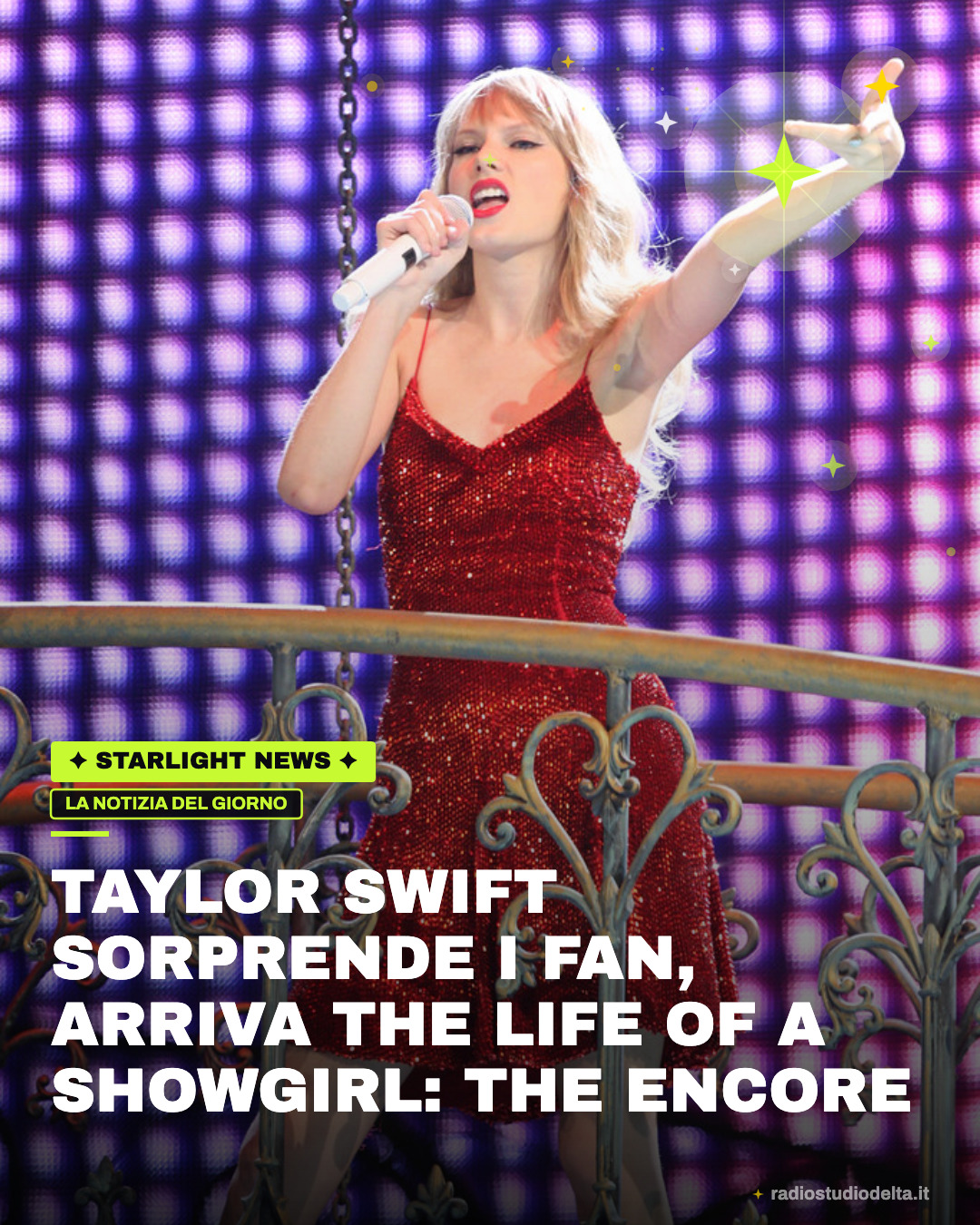 Taylor Swift sorprende i fan, arriva The Life of a Showgirl: The Encore