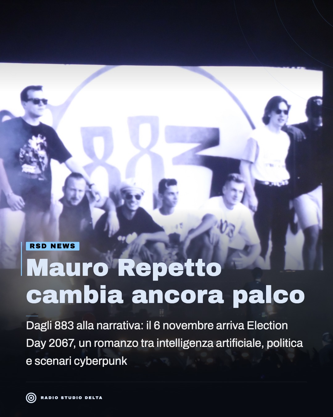 Dagli 883 alla narrativa: il 6 novembre arriva Election Day 2067, un romanzo tra intelligenza artificiale, politica e scenari cyberpunk