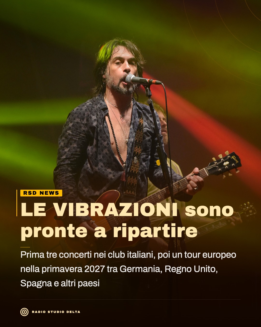 Prima tre concerti nei club italiani, poi un tour europeo nella primavera 2027 tra Germania, Regno Unito, Spagna e altri paesi