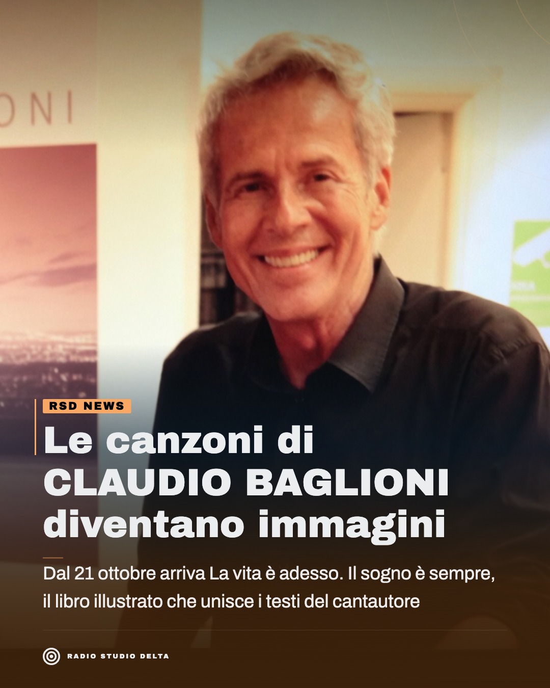 Dal 21 ottobre arriva La vita è adesso. Il sogno è sempre, il libro illustrato che unisce i testi del cantautore