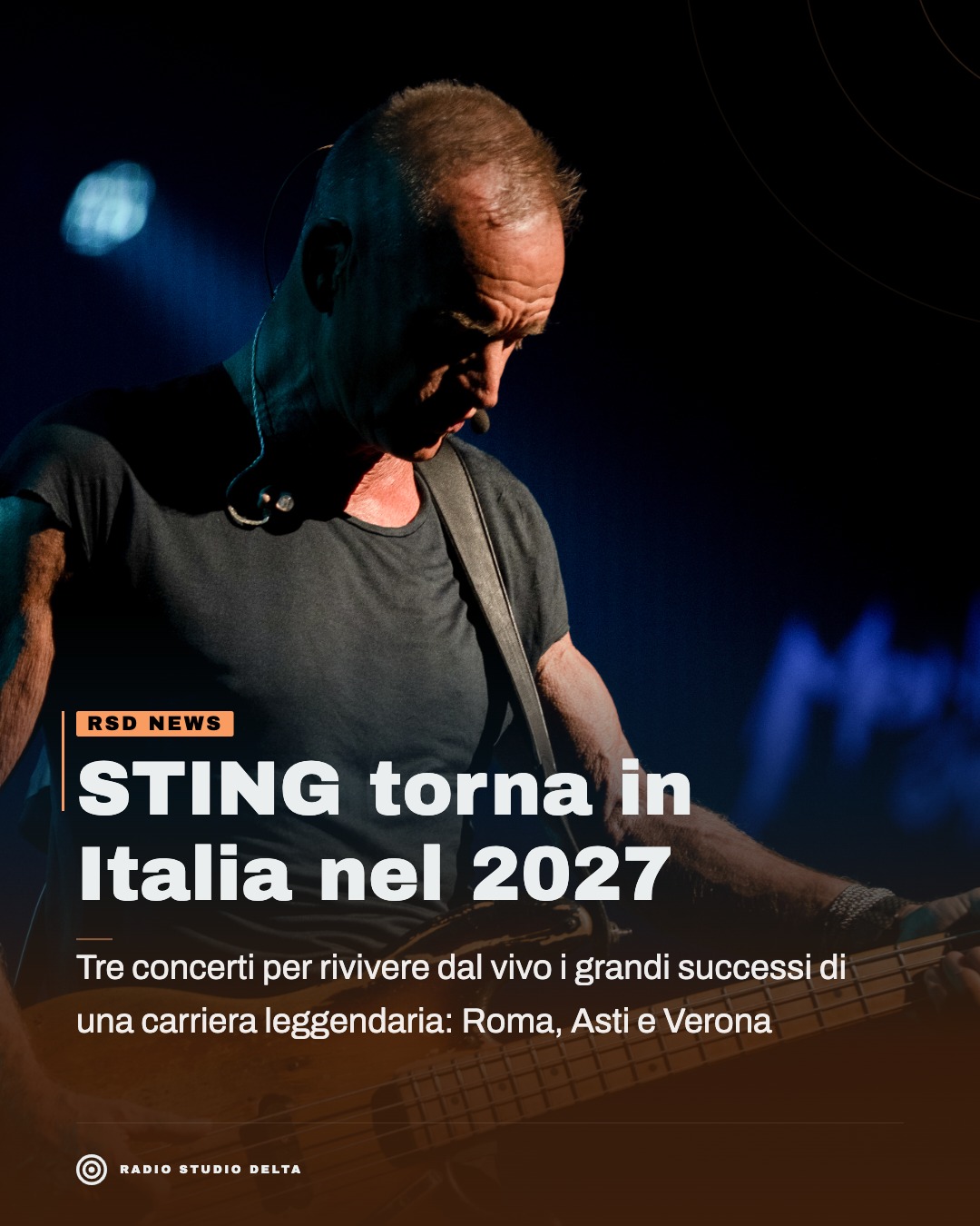 Tre concerti per rivivere dal vivo i grandi successi di una carriera leggendaria: Roma, Asti e Verona